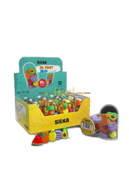 SİLKA ART.1033 FRUİT 12'Lİ SİLGİ