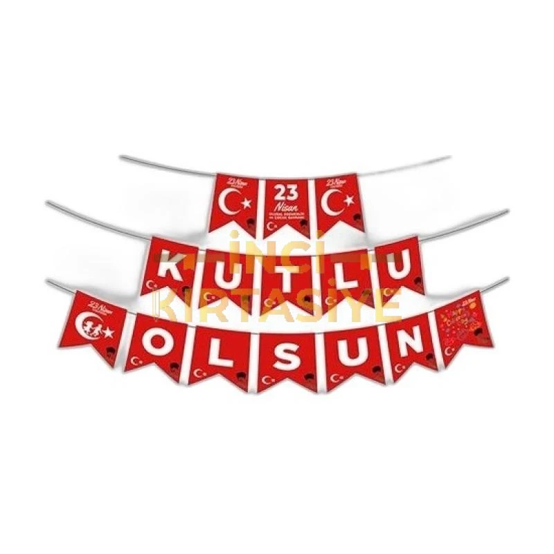 KİKA 23 NİSAN HARF AFİŞ