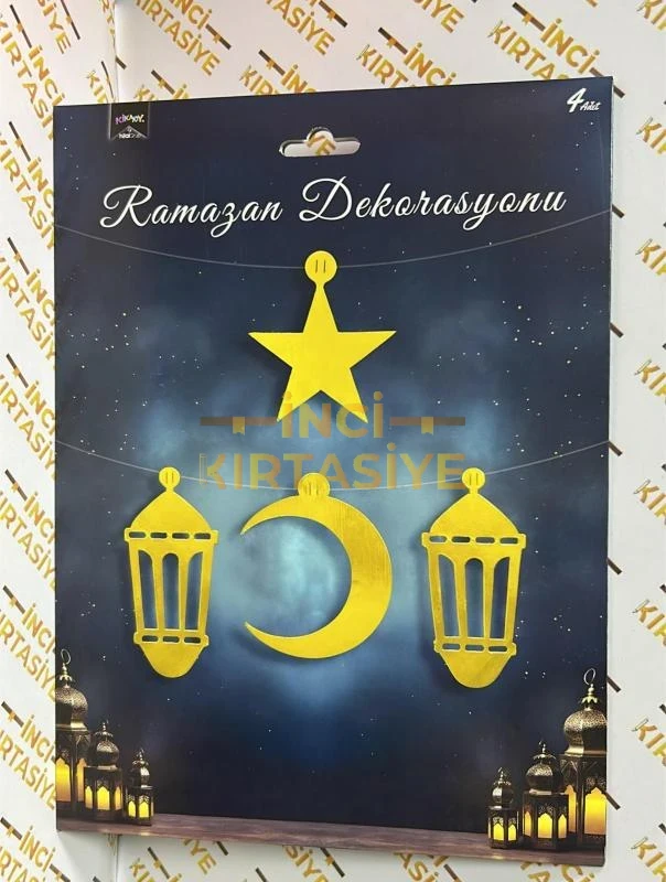 RAMAZAN DEKORASYON SÜS SETİ 4 PARÇA