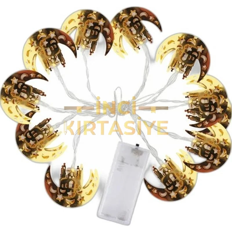 RAMAZAN TEMALI PİLLİ LED GÜN IŞIĞI 2METRE