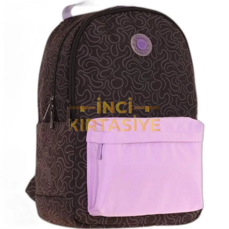 KAUKKO DOUBLE COLORS SIRT ÇANTASI NEON A.LİLA