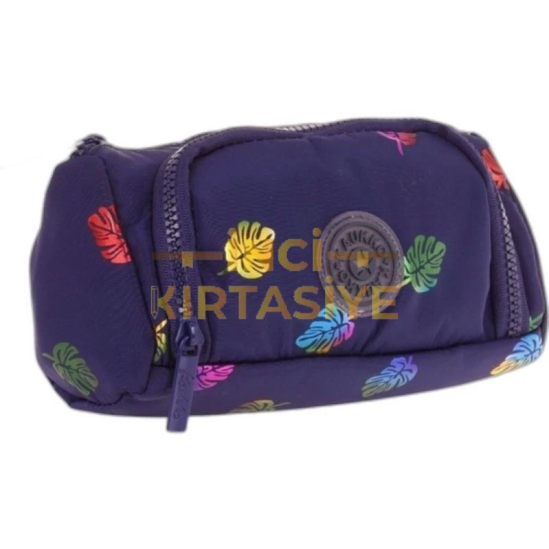 KAUKKO SHINE PLUMP KALEM ÇANTASI (LEAF)