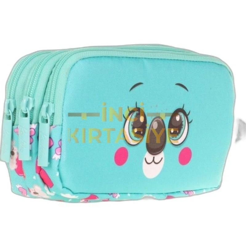 KAUKKO KIDS 3 BÖLMELİ KALEM ÇANTASI (CUTE F. KOALA