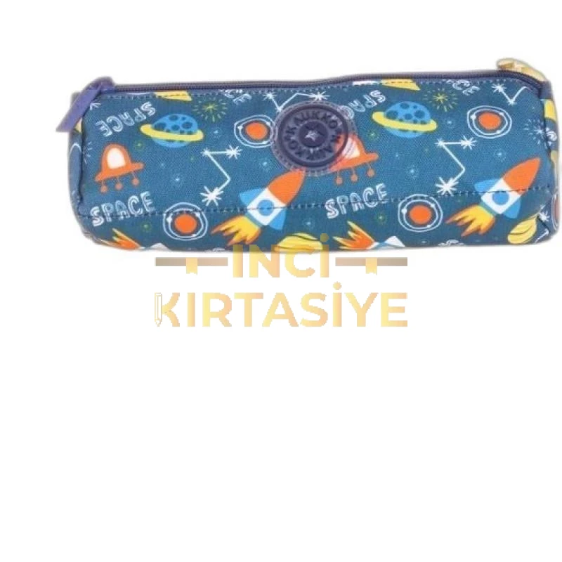 KAUKKO KIDS 3 BÖLMELİ KALEM ÇANTASI (EVOLUT. SPACE) L8182