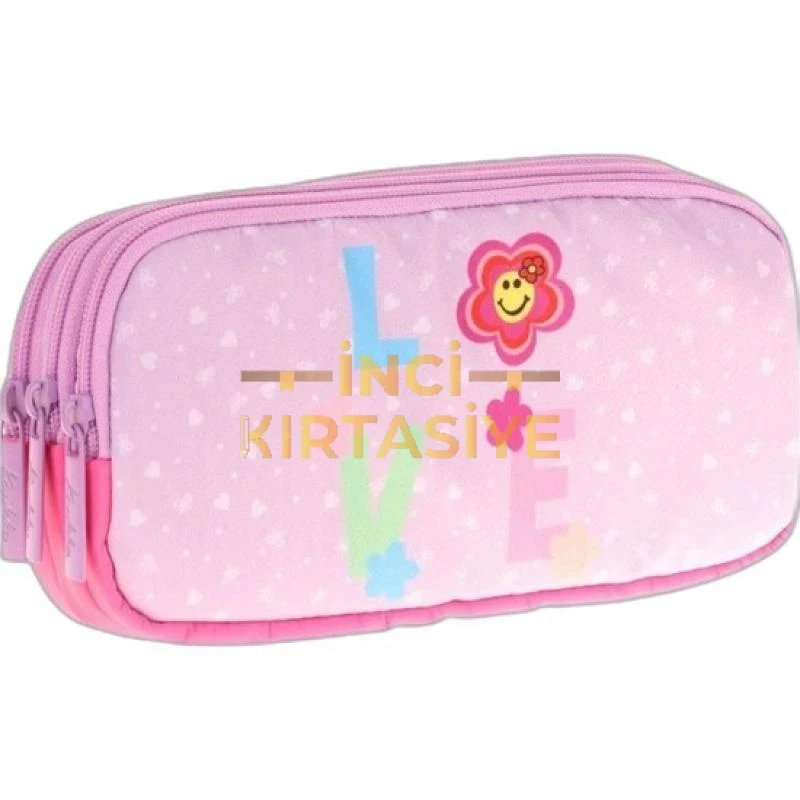 KAUKKO KIDS 3 BÖLMELİ KALEM ÇANTASI (MAGIC PEACE)
