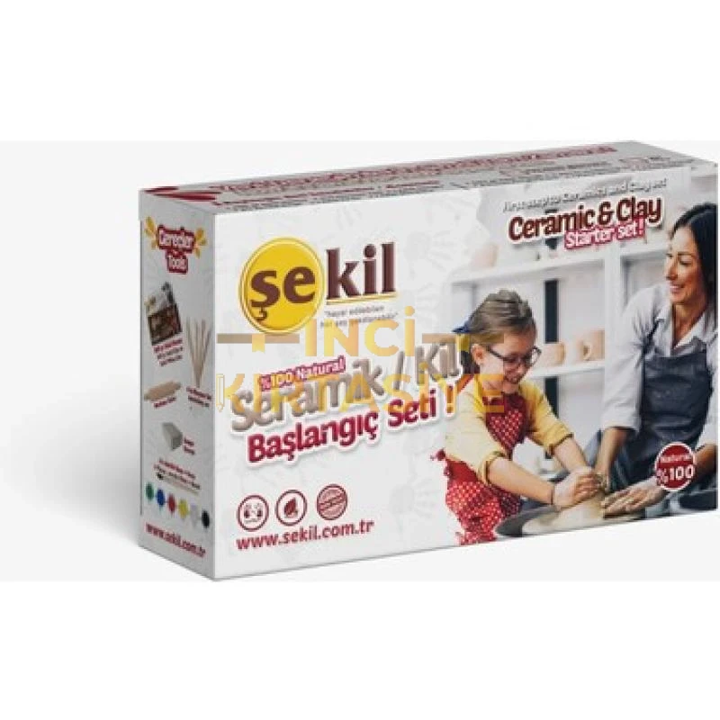 ŞEKİL SERAMİK KİL BAŞLAMA SETİ