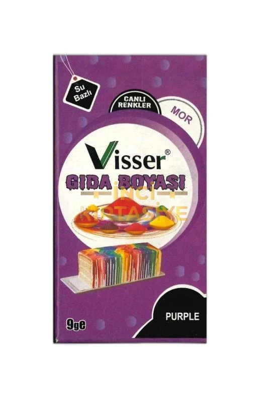 VİSSER GIDA BOYASI MOR 9GR