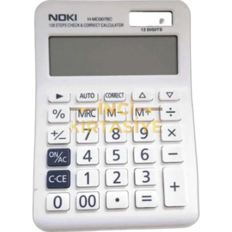 NOKİ HESAP MAKİNESİ BEYAZ H-MC007BN