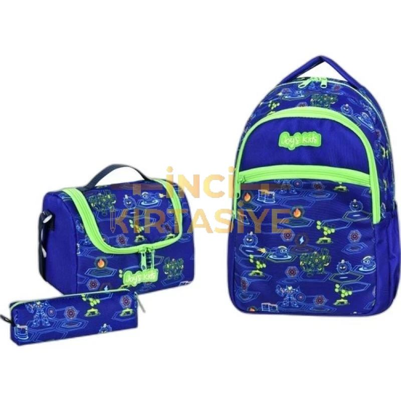 JOYS KİDS İLKOKUL ÇANTASI+BESLENME  ROBOT