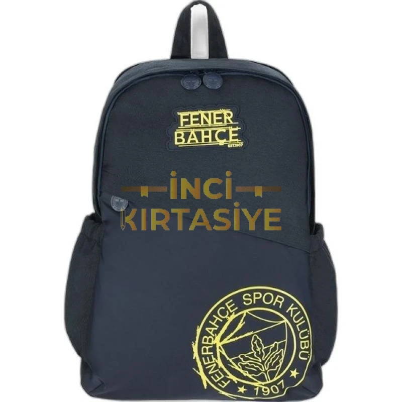 FENERBAHÇE SARI LOGO  LACİVERT SIRT ÇANTASI