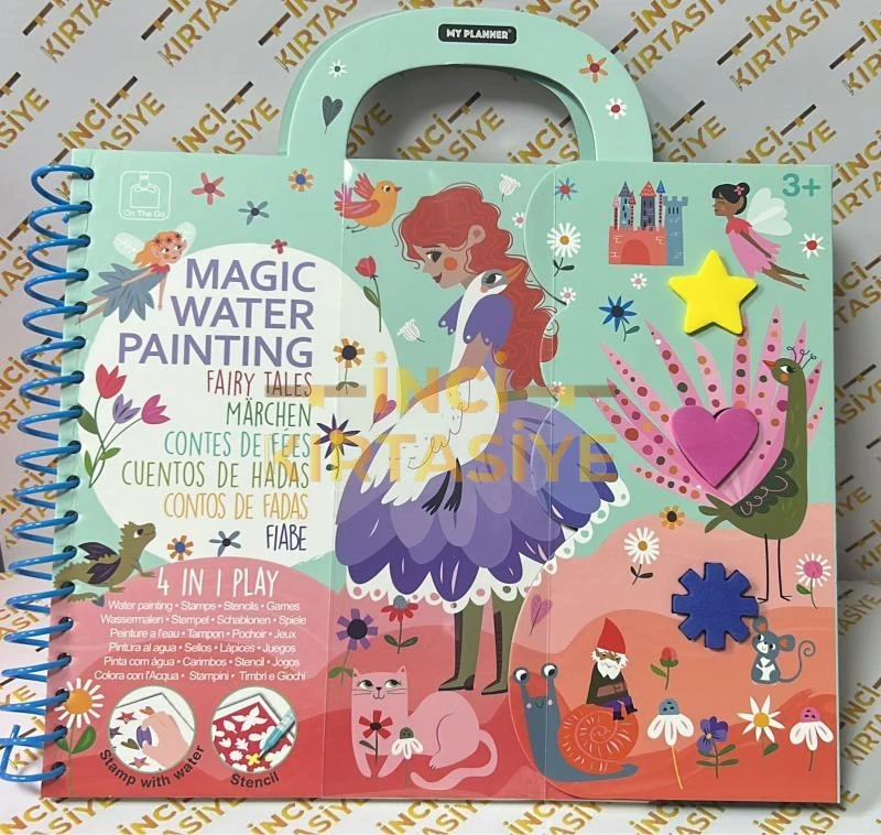 BAM SULU BOYAMA DEFTERİ 4 İN 1