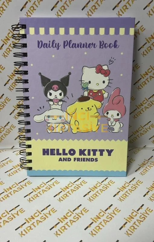 HELLO KİTTY AND FRİENDS GÜNLÜK PLANLAYICI DEFTER