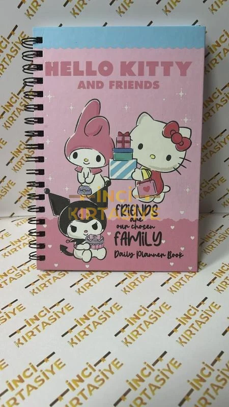 HELLO KİTTY AND FRİENDS GÜNLÜK PLANLAYICI DEFTER