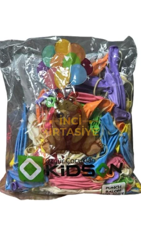 KARIŞIK RENK LASTİKLİ PUNCH BALON