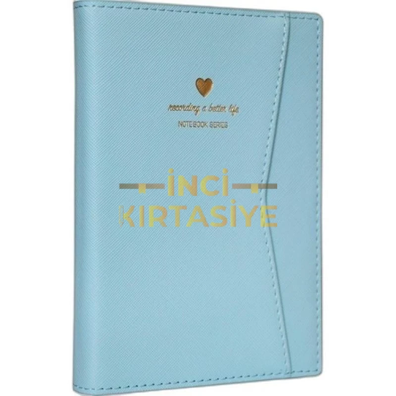 VJ GEÇMELI VE CEPLI DEFTER A5 IVORY 80 GR. 128 YP.