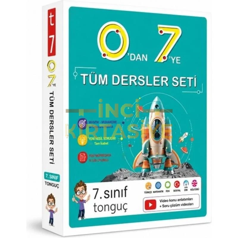 TONGUÇ 0'DAN 7'YE KONU ANLATIMLI SORU BANKASI SETİ