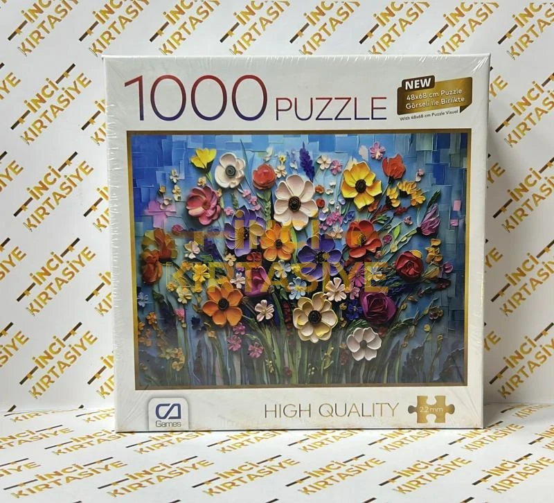 CA GAMES ÇİÇEKLER GÖRSELLİ YAPBOZ 1000 PARÇA 48*68