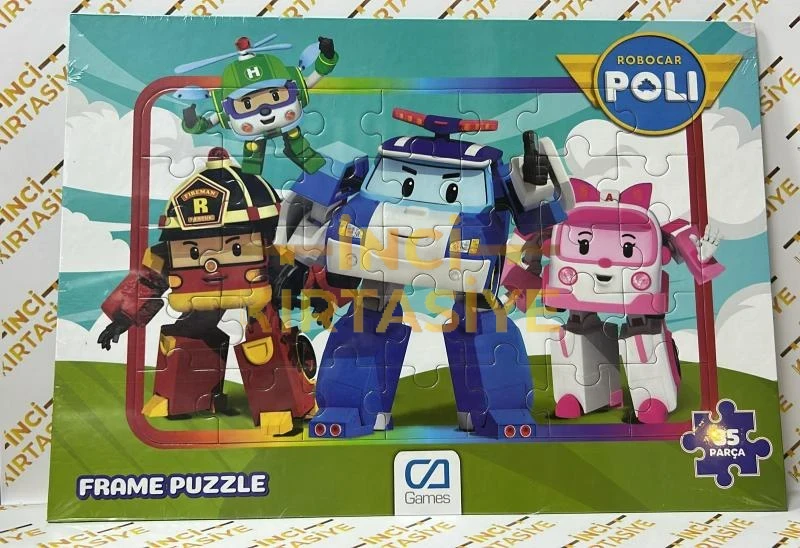 CA GAMES ROBOCAR POLİ YAPBOZ 35 FRAME PARÇA