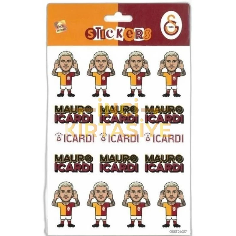 5 YILDIZ GALATASARAY STİCKER SHEET