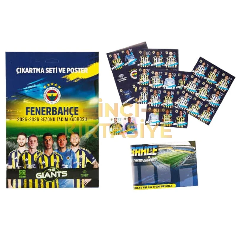 FENERBAHÇE THE GİANTS ÇIKARTMA SETİ VE POSTER 2025-2026