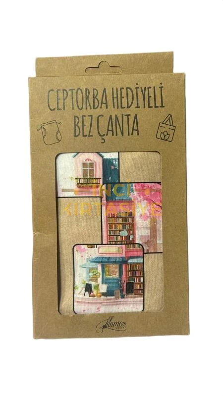LİLAMOR SEYAHAT CEP TORBA HEDİYELİ BEZ ÇANTA