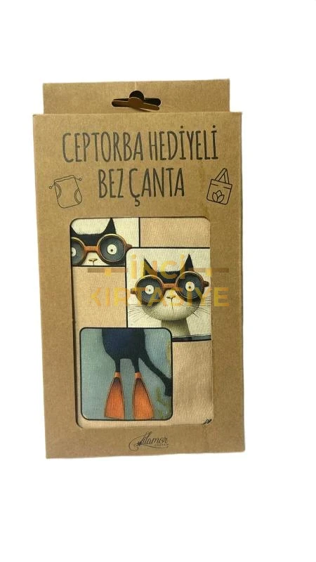 LİLAMOR DALGIÇ CEP TORBA HEDİYELİ BEZ ÇANTA