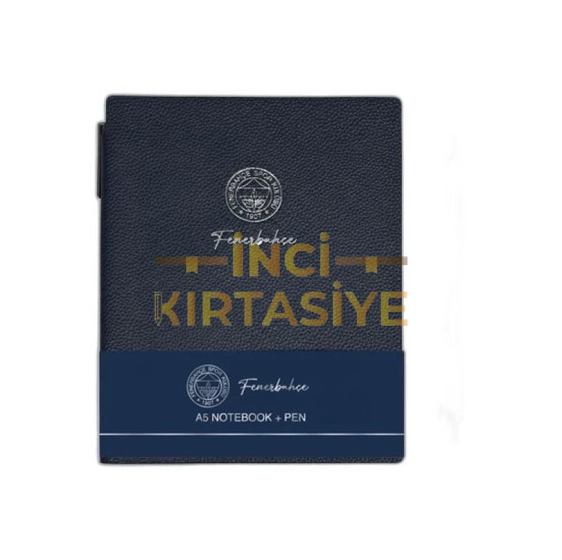 FENERBAHÇE A5 100 YAPRAK SUNİ DERİ BLOKNOT & TÜKENMEZ KALEM HEDİYELİ