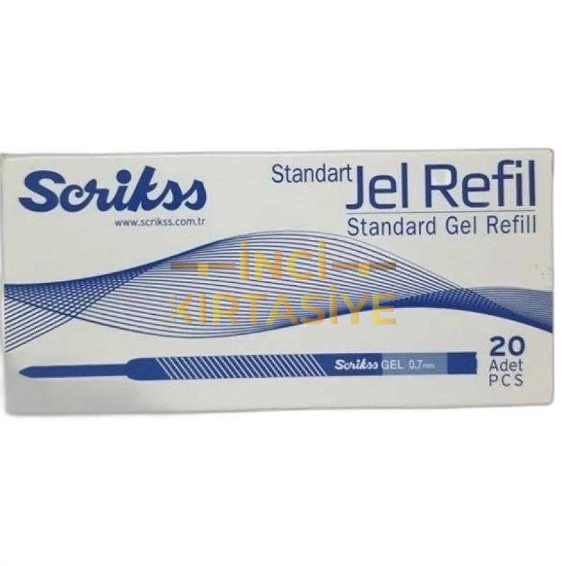SCRİKSS JEL REFİL MAVİ 0,7MM