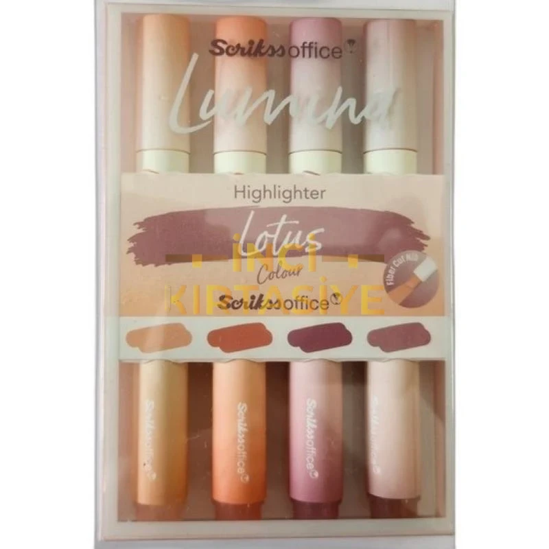 LUMINA İŞARETLEME KALEMİ LOTUS 4 LÜ SET