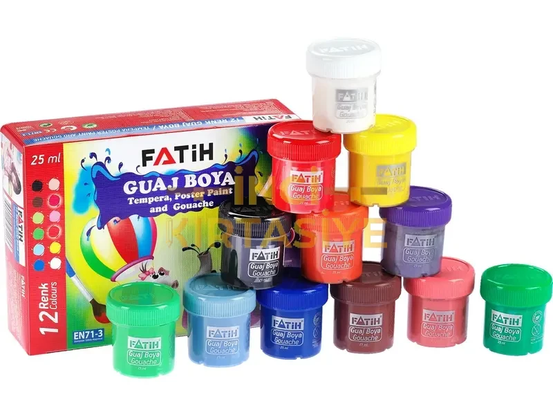 FATIH GUAJ BOYASI 12 RENK (12*25=300ML)