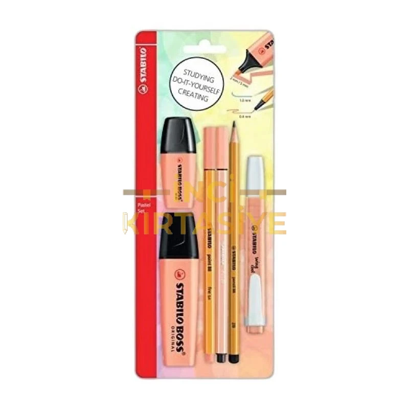 STABILO TEK RENK PASTEL SET 6'LI TURUNCU