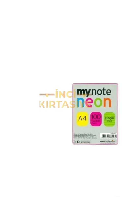 NEON SP A4 100 ÇİZGİLİ DEFTER