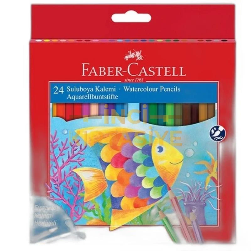 FABER-CASTELL 24 AQUAREL BOYA