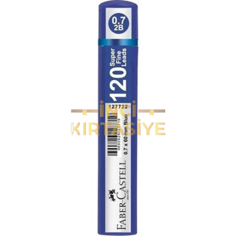 FABER-CASTELL GRİP MİN 0.7 2B 60MM 120Lİ MAVİ TÜP