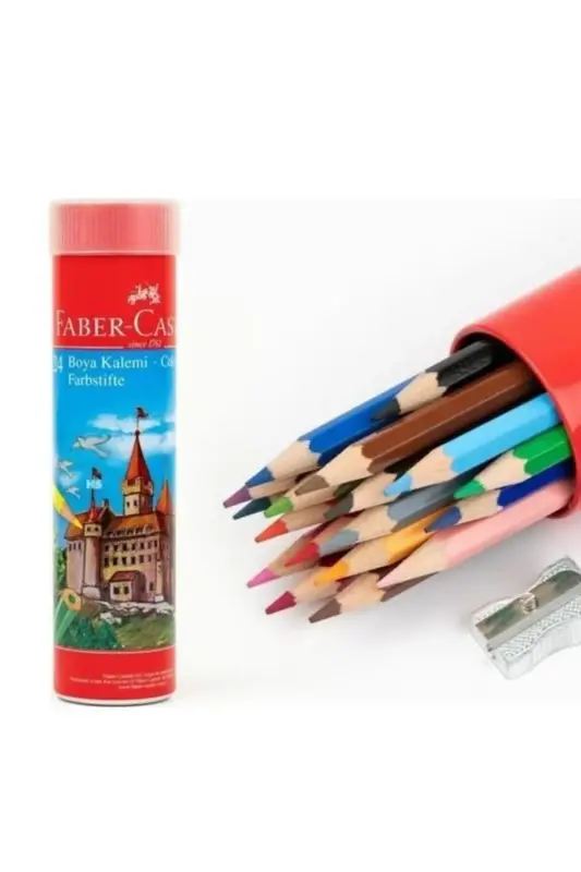 FABER CASTELL KURU BOYA 24 LÜ TÜP
