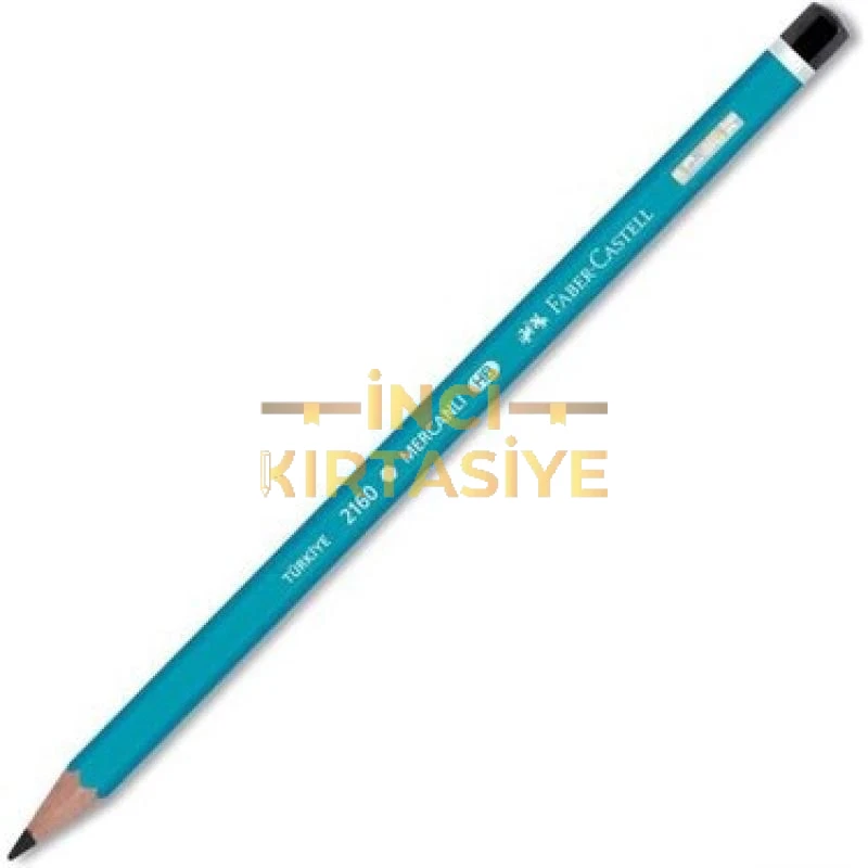 FABER CASTELL KÖŞELİ MERCANLI KURŞUN KALEM 2160