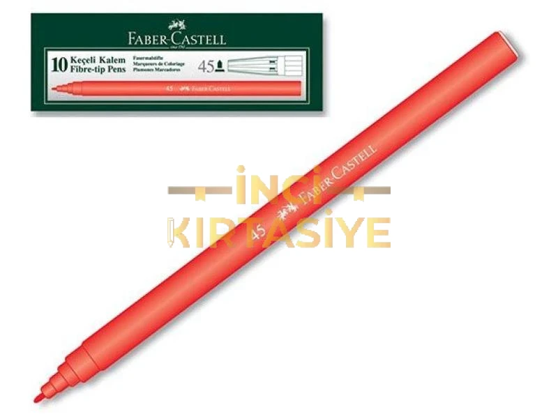 FABER-CASTELL KIRMIZI KEÇELİ KALEM