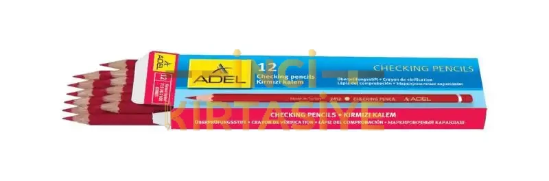 ADEL 2412 KIRMIZI KALEM DÜZİNE