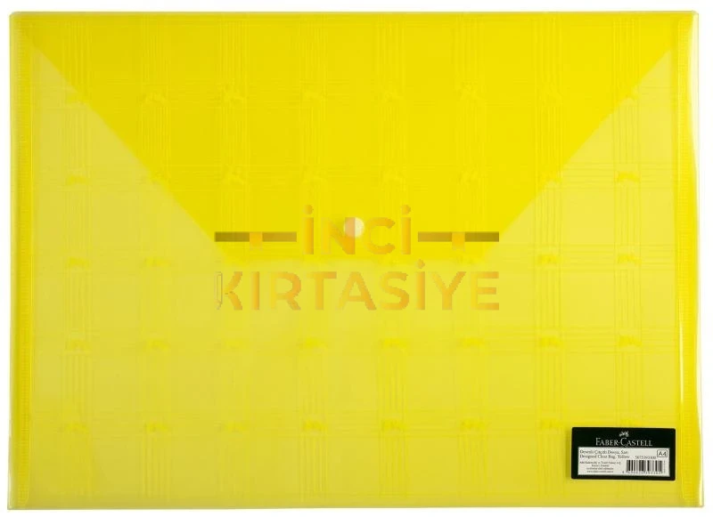 FABER-CASTELL DESENLİ SARI ÇITÇITLI DOSYA