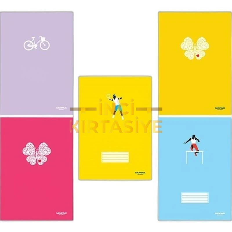 MOPAK A5 80 KARTON KAPAK ÇİZGİLİ DEFTER