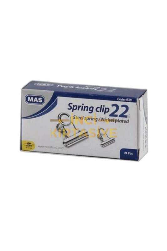 MAS 938 BEYAZ METAL KISKAÇ YAYLI 22MM