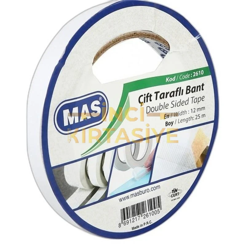 ÇİFT TARAFLI KÖPÜK BANT - 12MMX25M