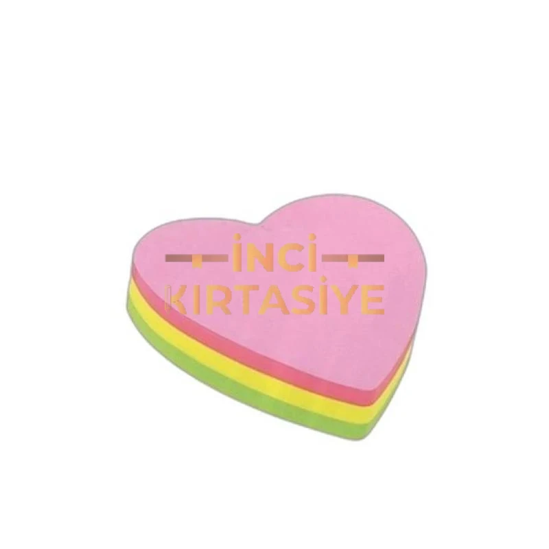 MAS 3672 YAPIŞ.ŞEKİLLİ NOT KAĞIDI KALP 75 SYF.