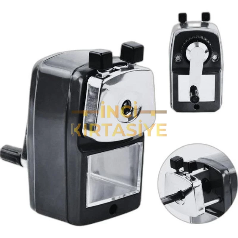 KALEMTRAŞ - KOLLU MASA TIPI METAL - BÜYÜK - SIYAH 6732