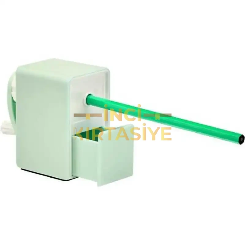 MAS 6734 KALEMTRAŞ KOLLU MASA TİPİ PLASTİK YEŞİL