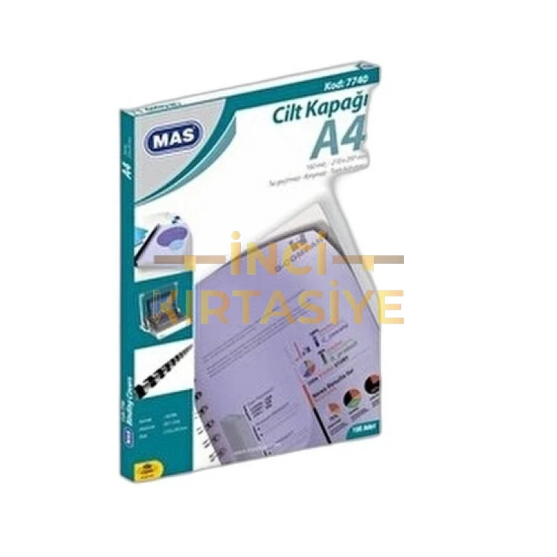 CILT KAPAĞI PP - A4- 100 LÜ PK.KIRMIZI