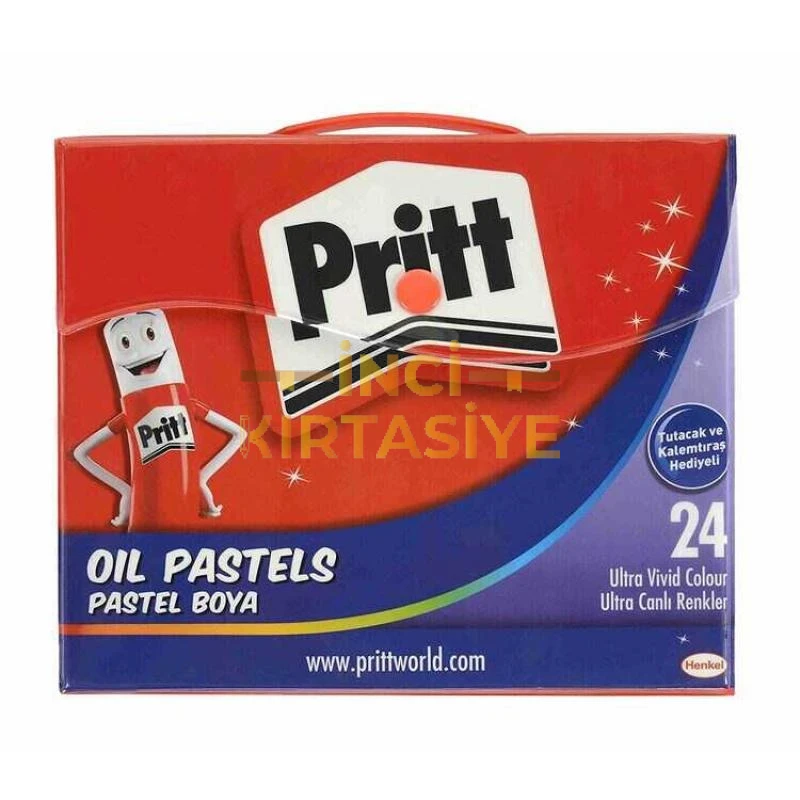 PRİTT 24 RENK ÇANTALI PASTEL BOYA