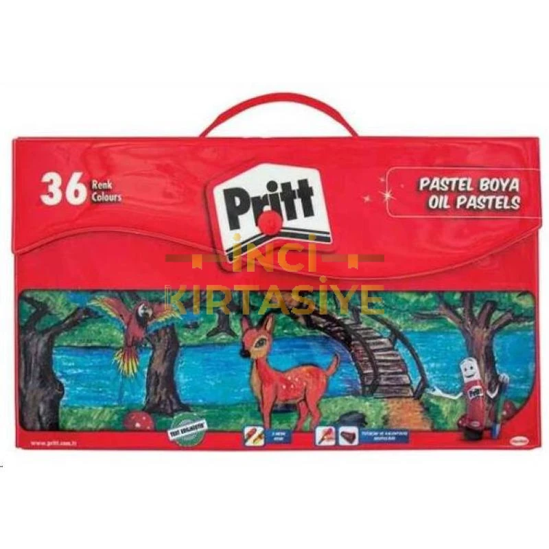 PRİTT 36 RENK ÇANTALI PASTEL BOYA