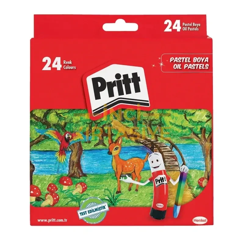PRİTT 24 RENK KARTON PASTEL BOYA