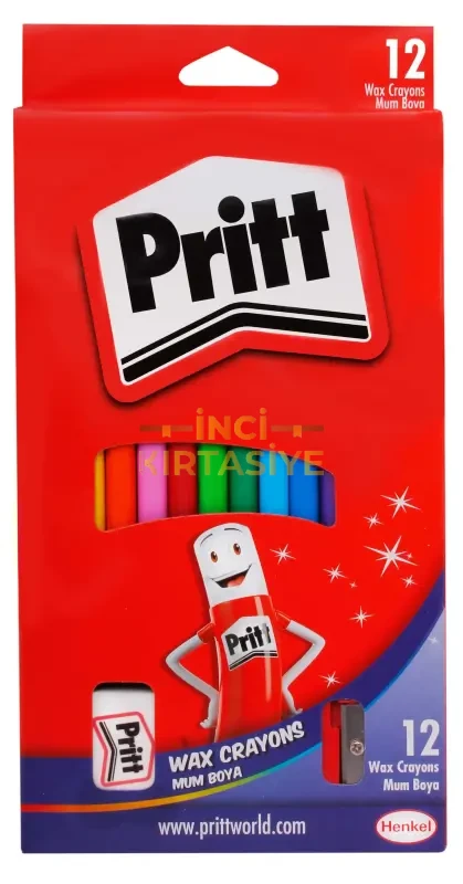 PRİTT 12 RENK MUM BOYA